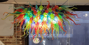 hand-blown art glass by Scott Paly